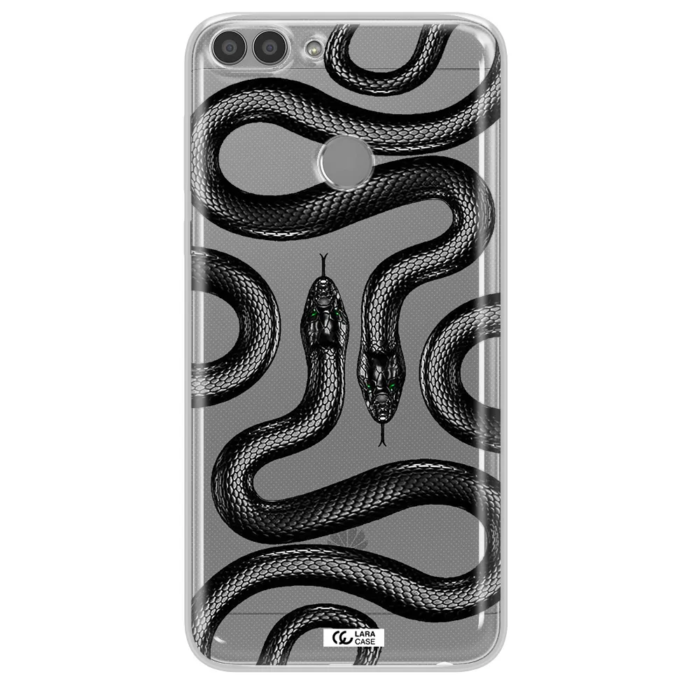 Black Snake Huawei P Smart Clear TPU Case