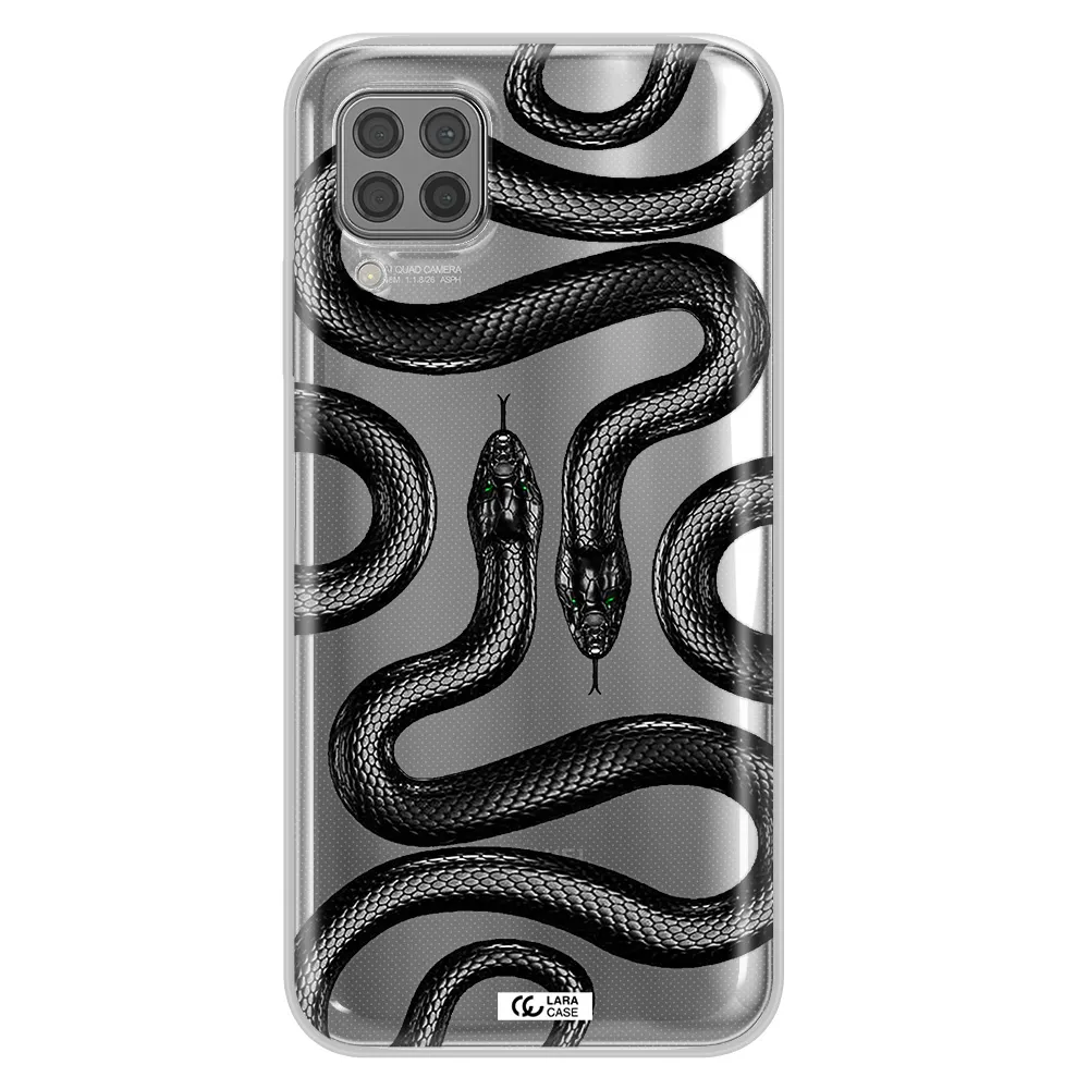Black Snake Huawei P40 Lite Clear TPU Case