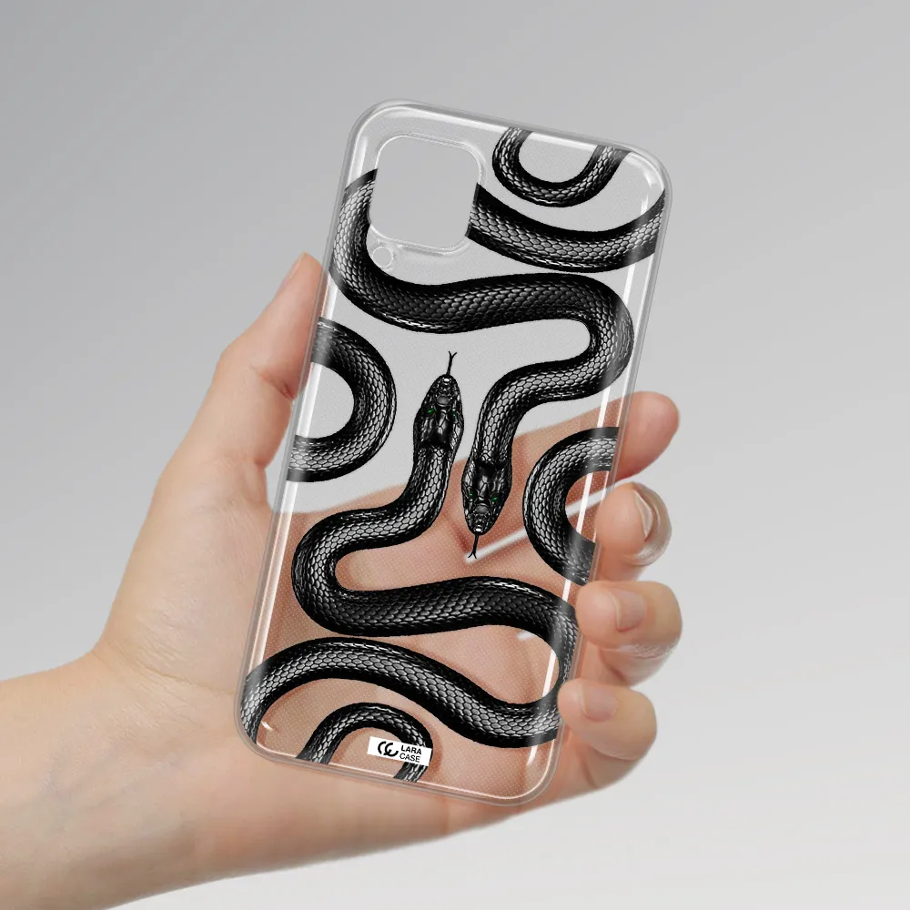 Black Snake Huawei P40 Lite Clear TPU Case