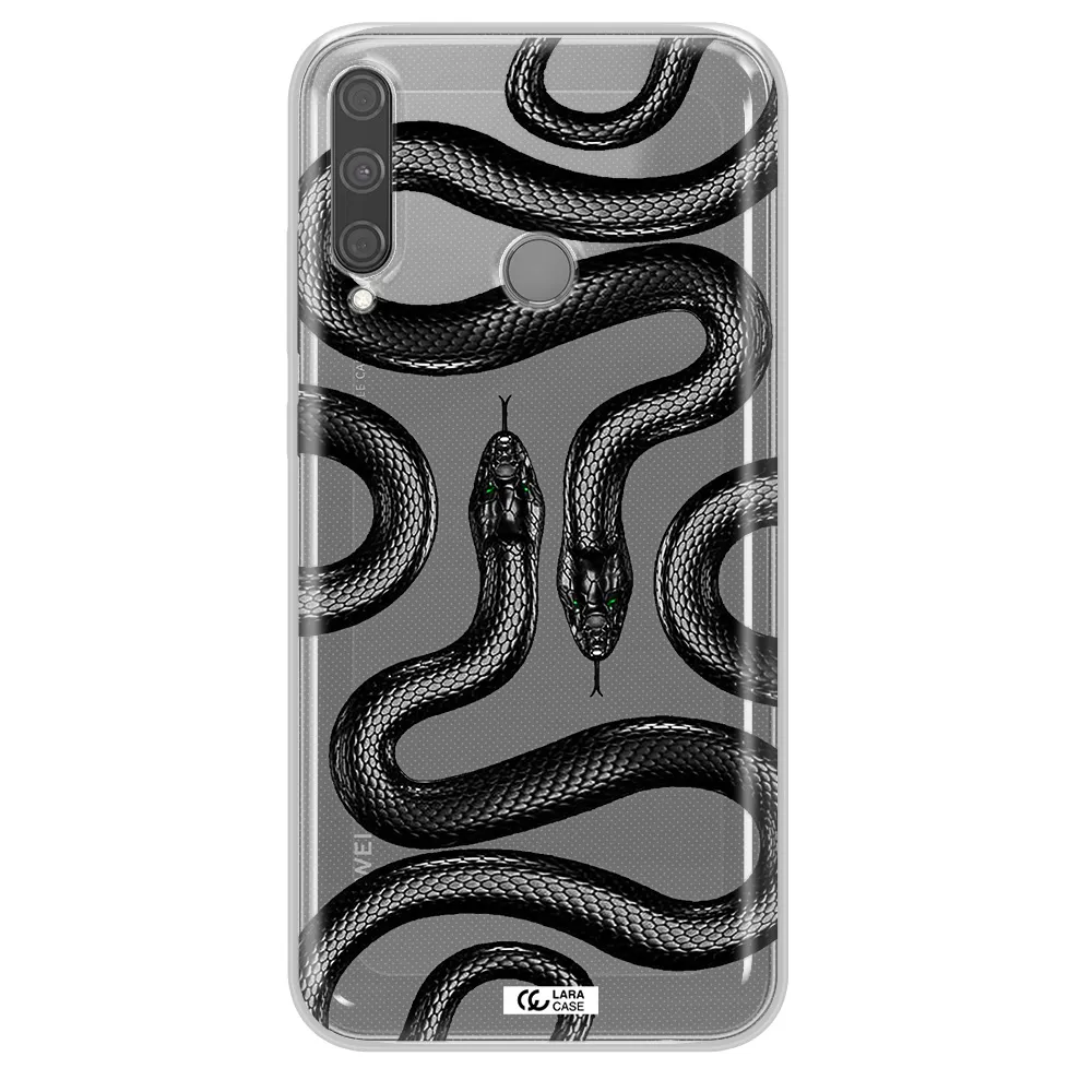 Black Snake Huawei P40 Lite E Clear TPU Case