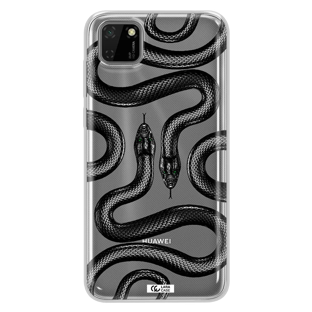 Black Snake Huawei Y5P Clear TPU Case