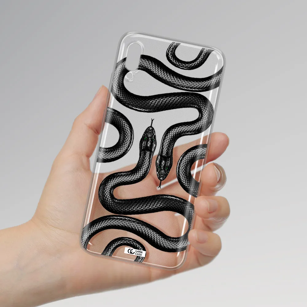Black Snake Huawei Y6 Pro 2019 Clear TPU Case