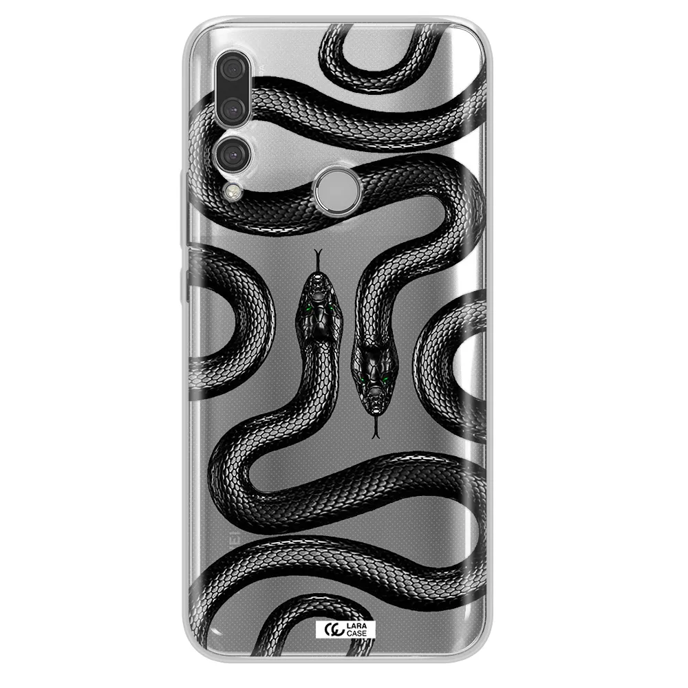Black Snake Huawei Y9 Prime 2019 Clear TPU Case
