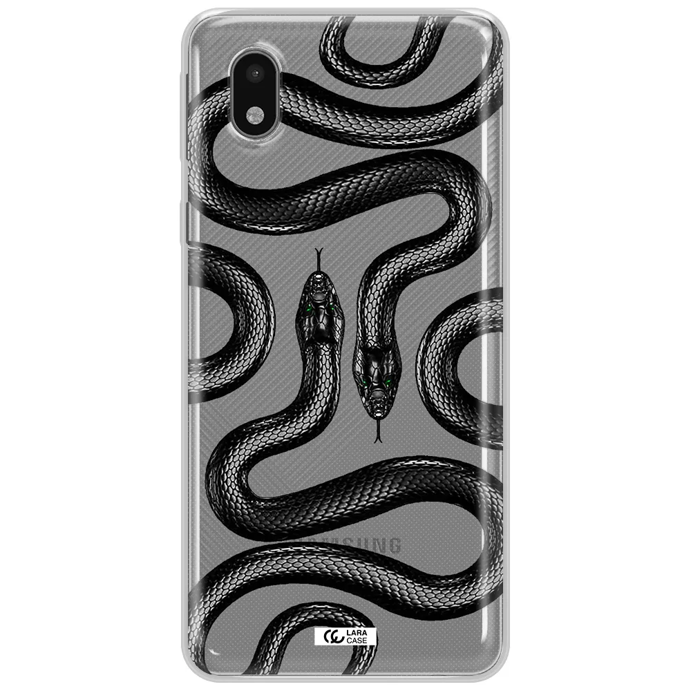 Black Snake Samsung A01 Core Clear Tpu Case