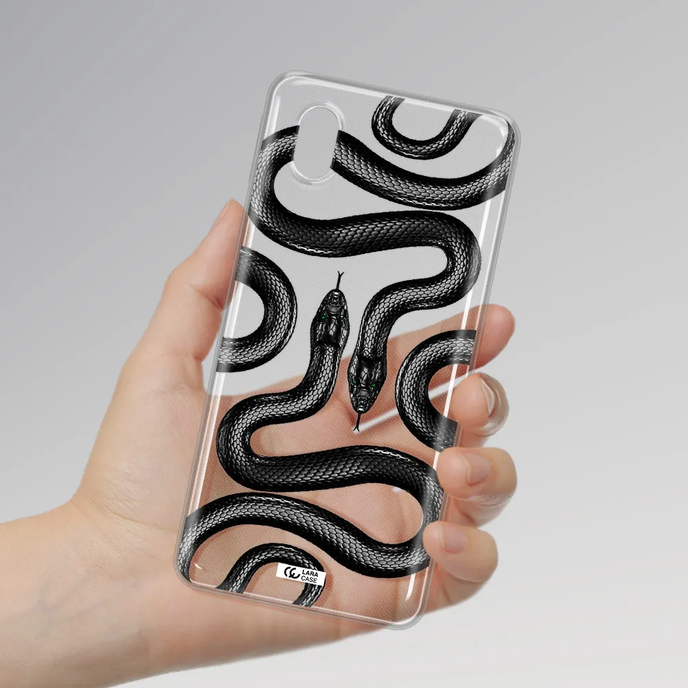 Black Snake Samsung A01 Core Clear Tpu Case