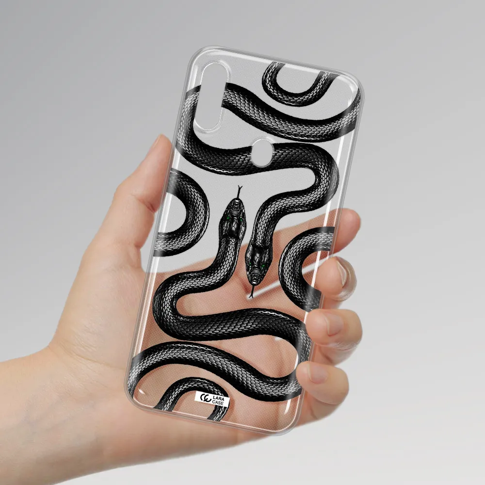 Black Snake Samsung A11 Clear TPU Case