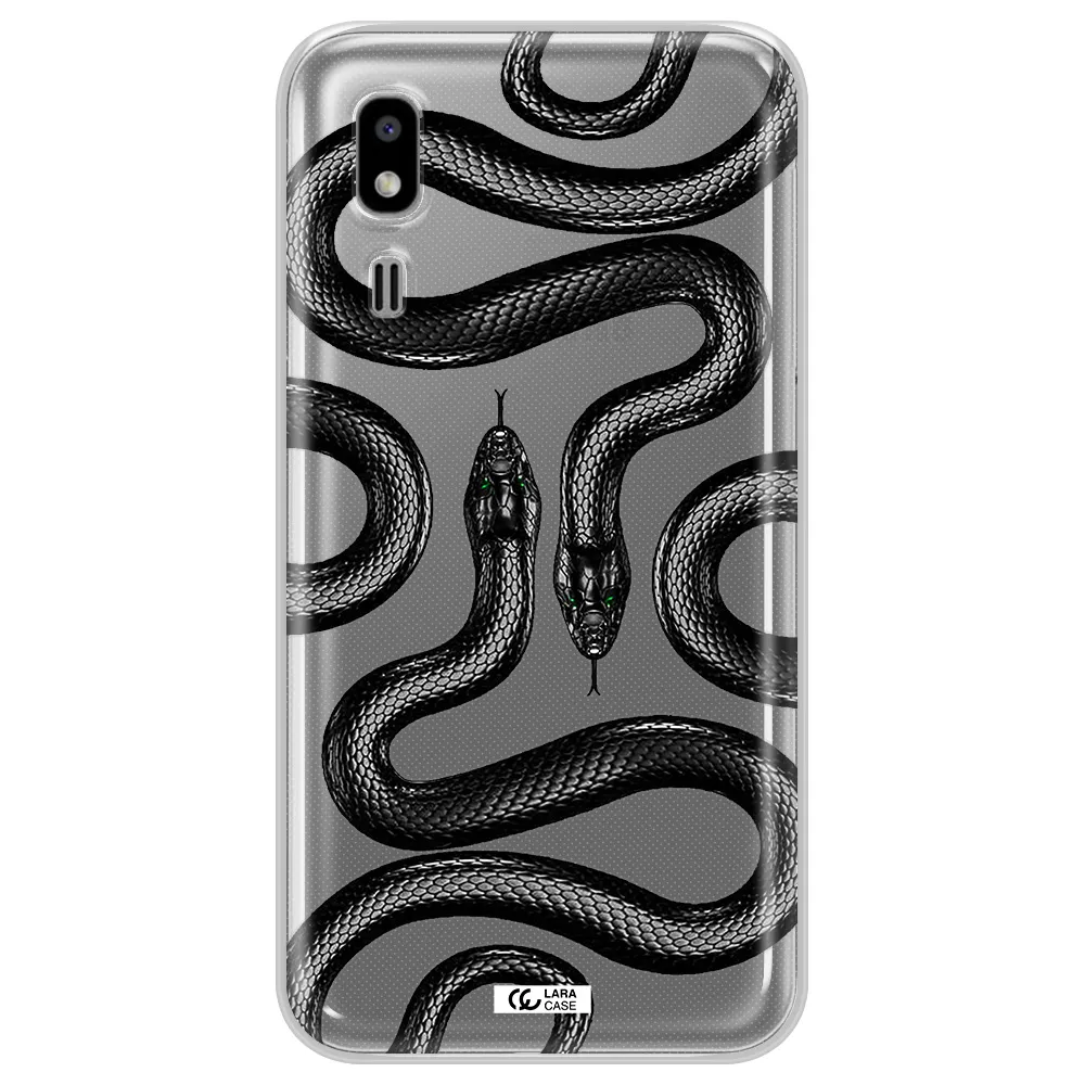 Black Snake Samsung A2 Core Clear TPU Case