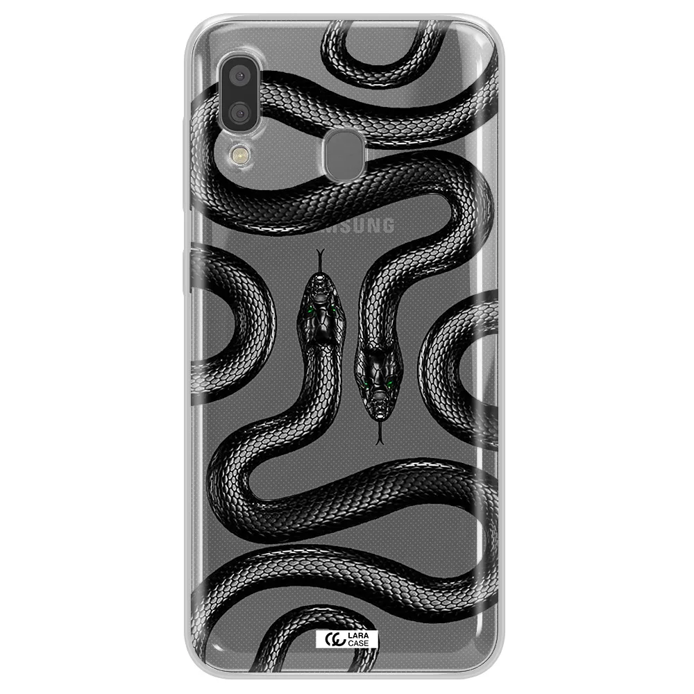 Black Snake Samsung A20 Clear TPU Case