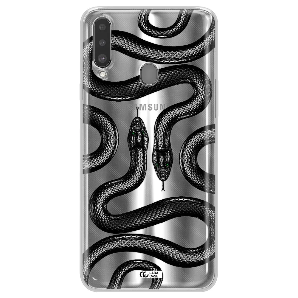 Black Snake Samsung A20S Clear TPU Case