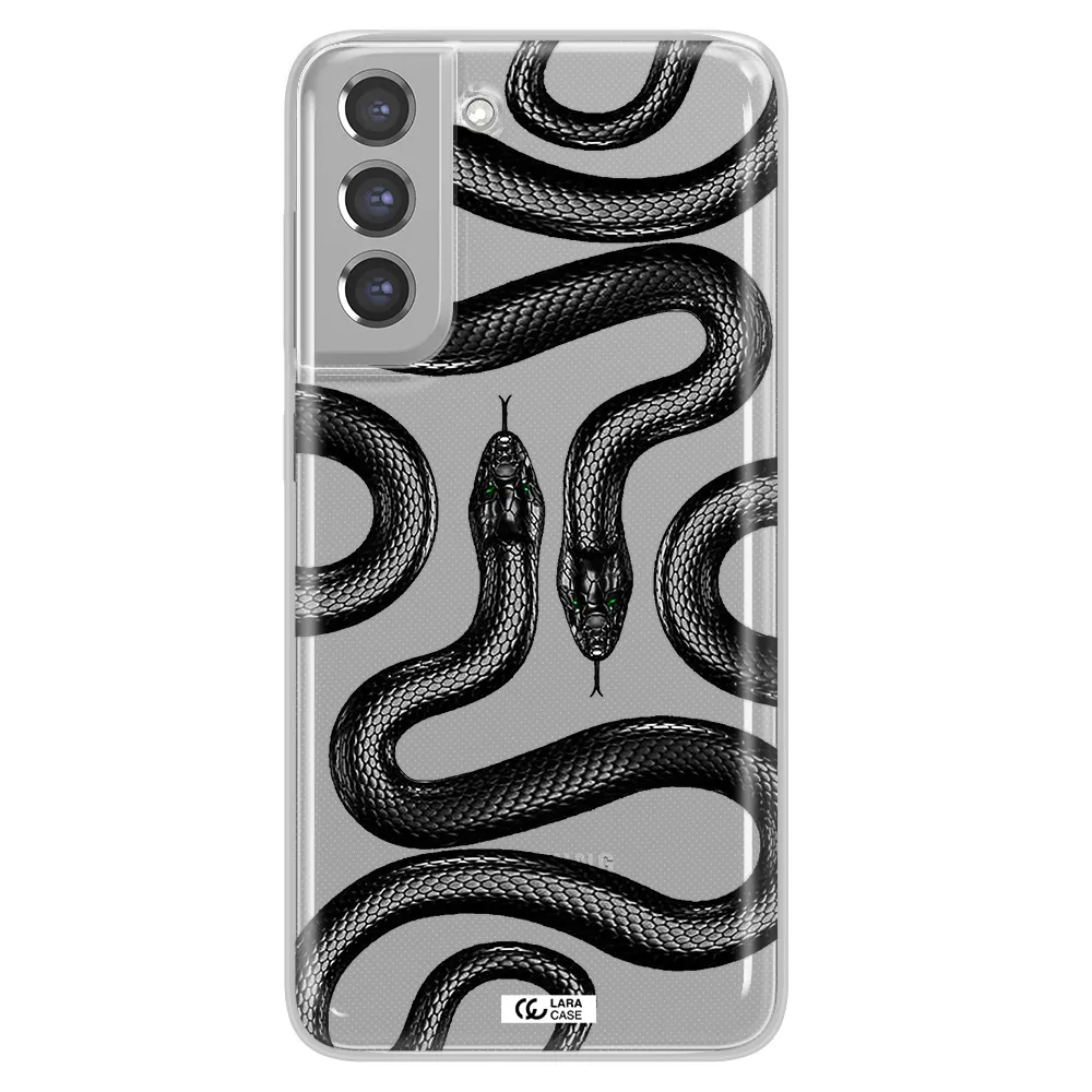 Black Snake Samsung A21 Fe Clear TPU Case