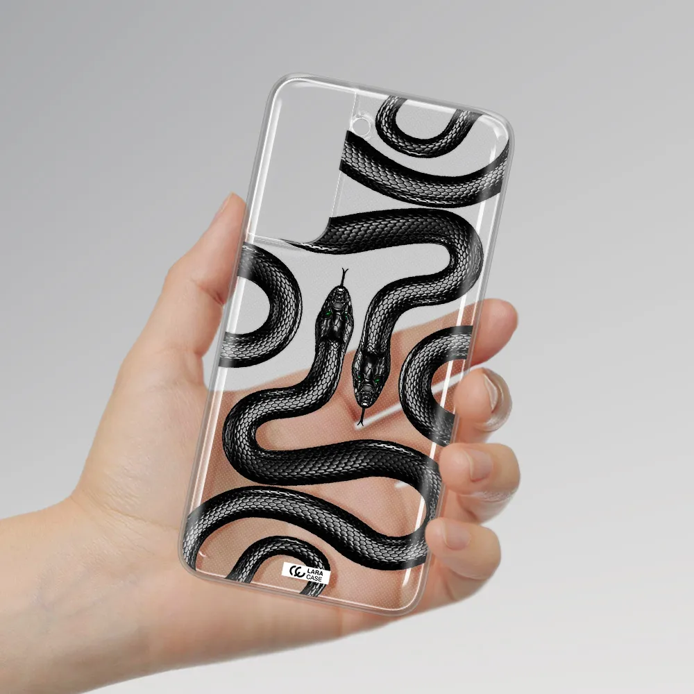 Black Snake Samsung A21 Fe Clear TPU Case