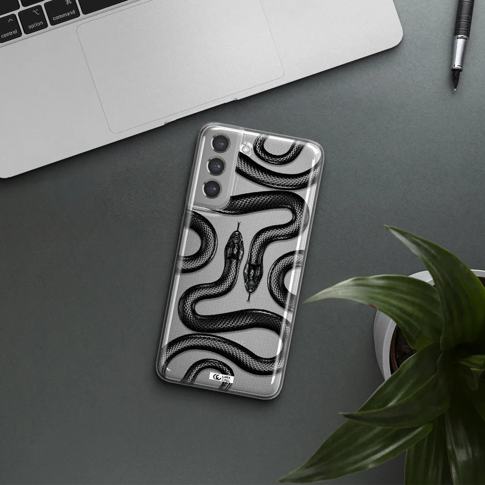 Black Snake Samsung A21 Fe Clear TPU Case