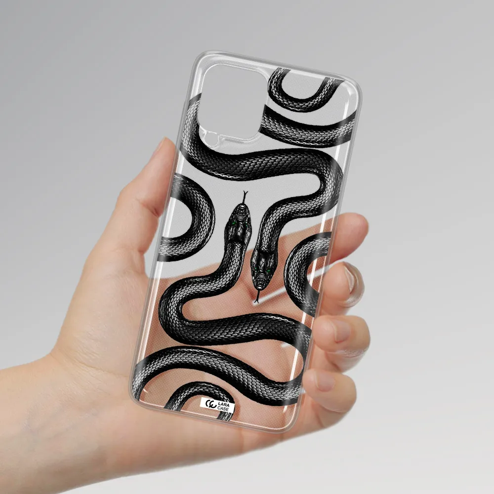 Black Snake Samsung A22 4g Clear TPU Case