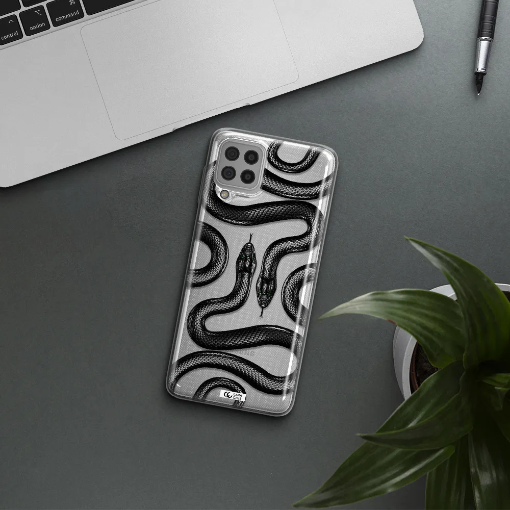 Black Snake Samsung A22 4g Clear TPU Case