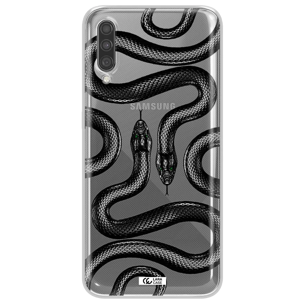 Black Snake Samsung A30S Clear TPU Case