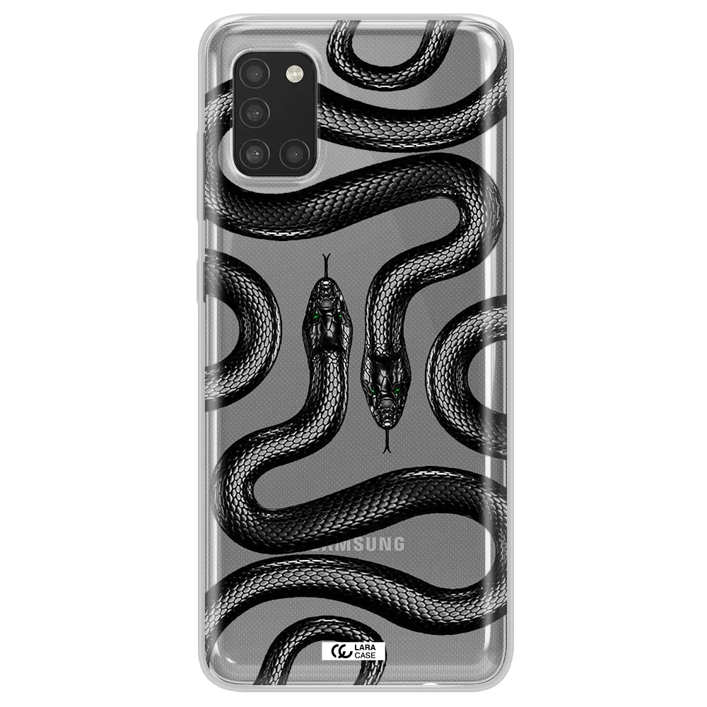 Black Snake Samsung A31 Clear TPU Case