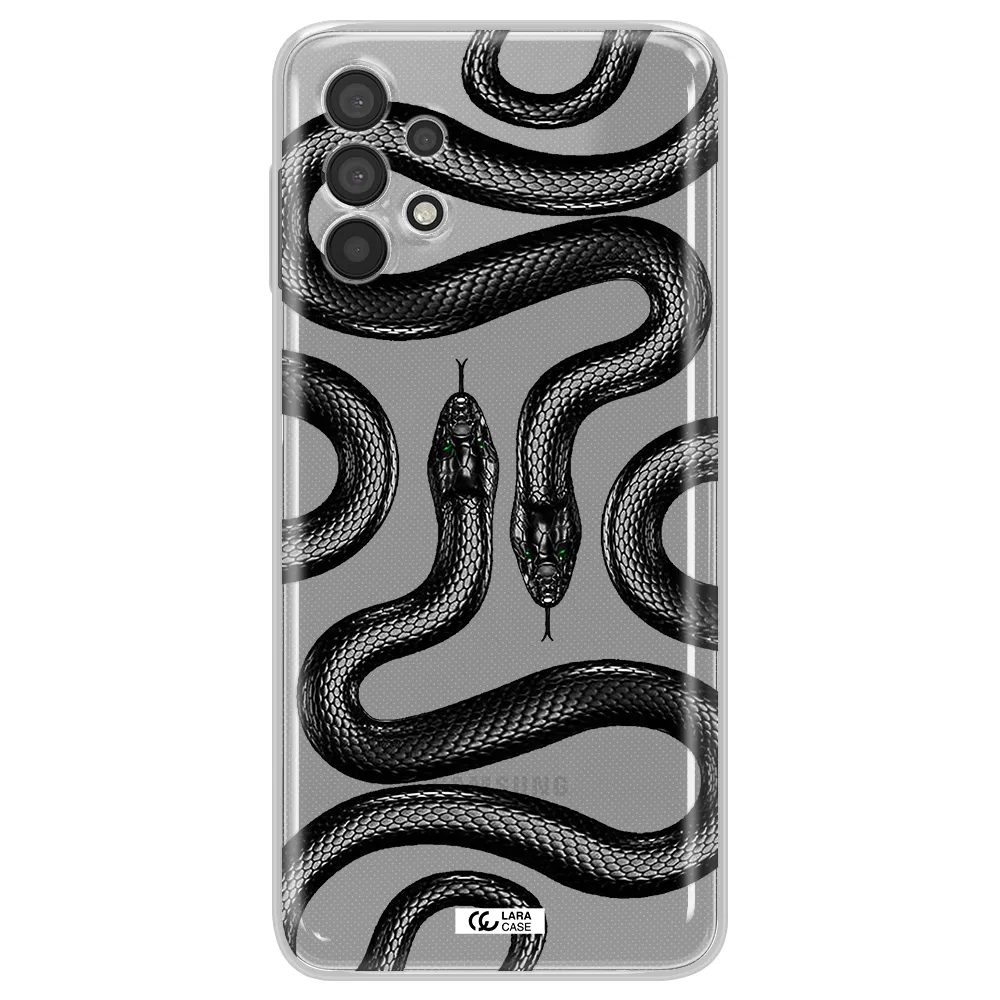 Black Snake Samsung A32 4G Clear Tpu Case