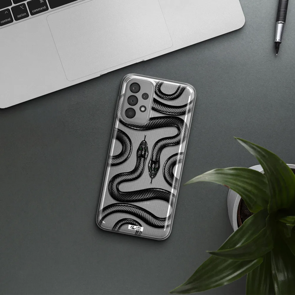 Black Snake Samsung A33 Clear TPU Case