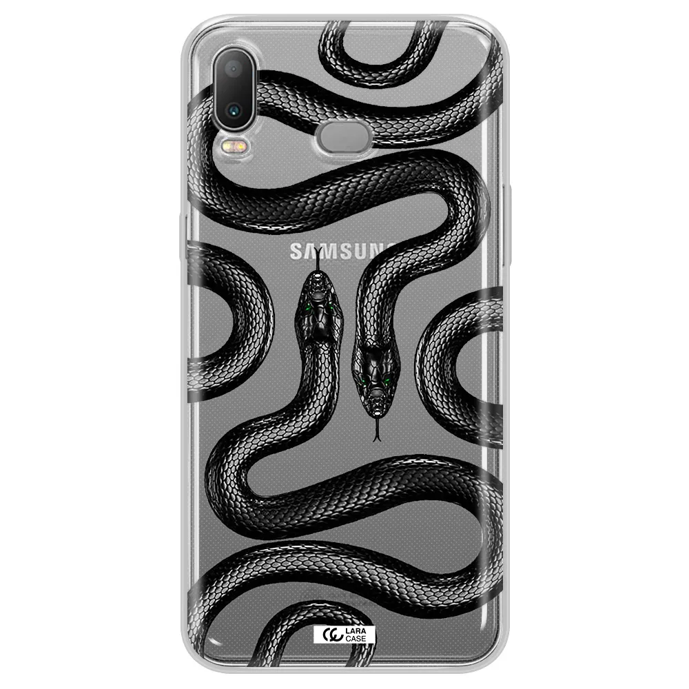 Black Snake Samsung A6S Clear TPU Case