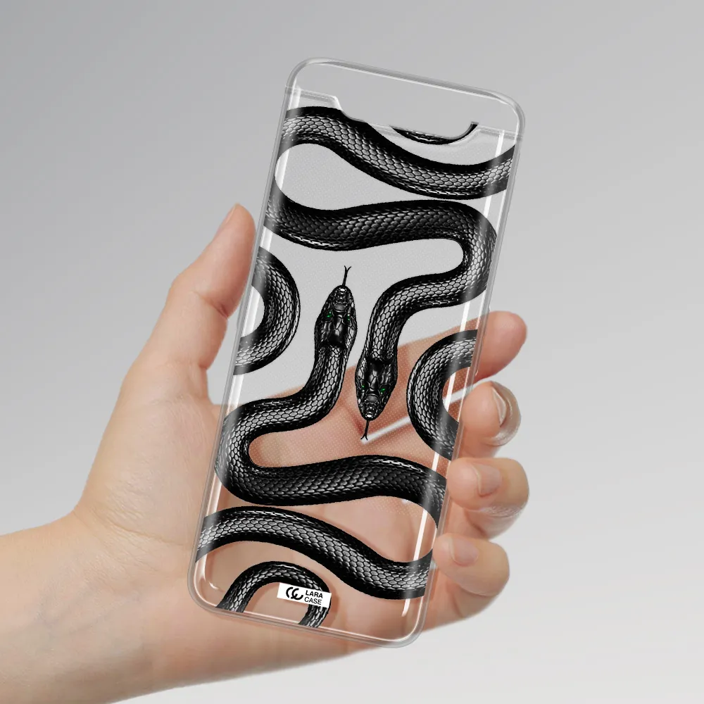 Black Snake Samsung A80 Clear TPU Case