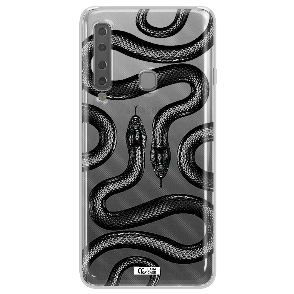 Black Snake Samsung A9 2018 Clear TPU Case