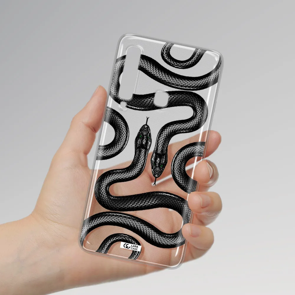 Black Snake Samsung A9 2018 Clear TPU Case