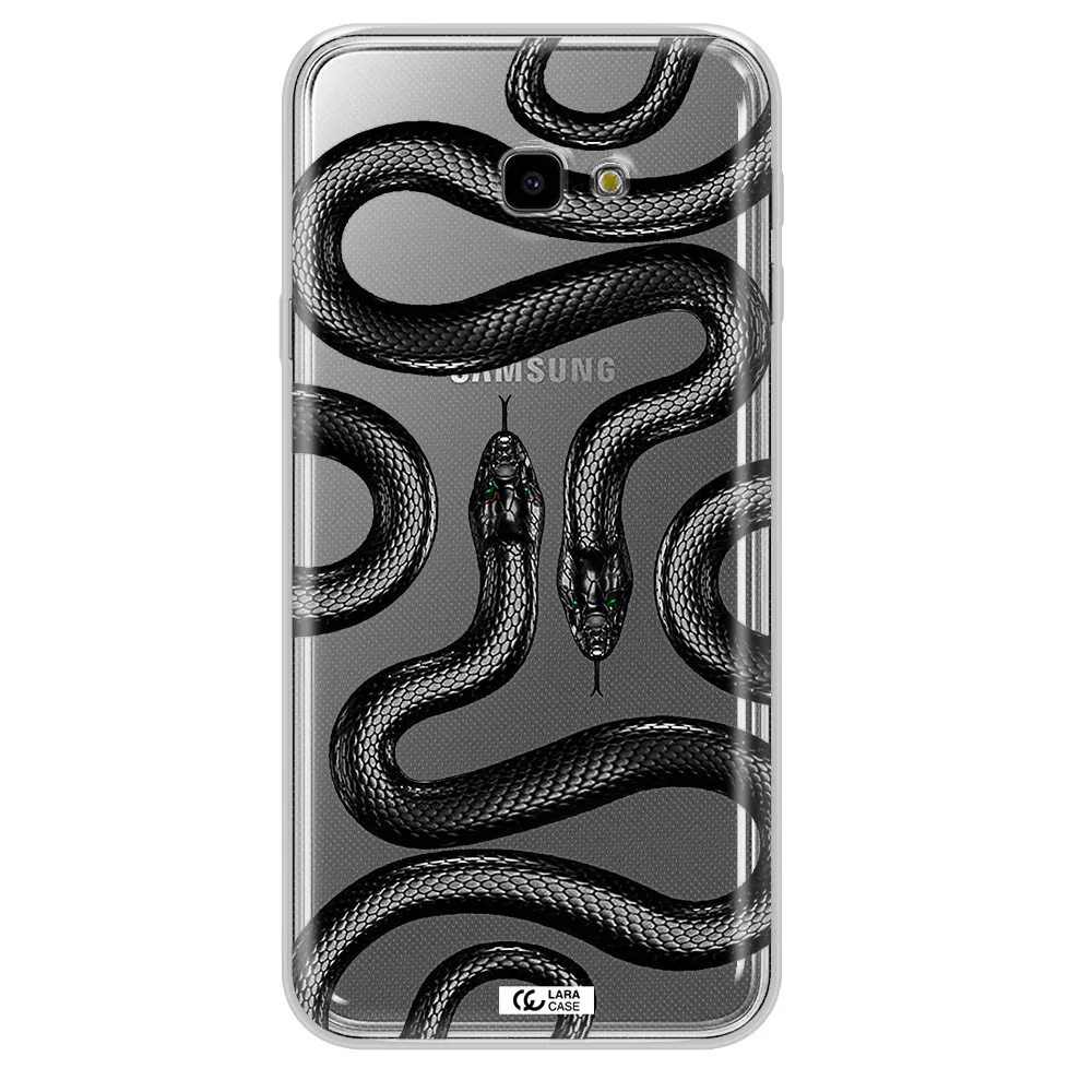Black Snake Samsung J4 Plus Clear TPU Case