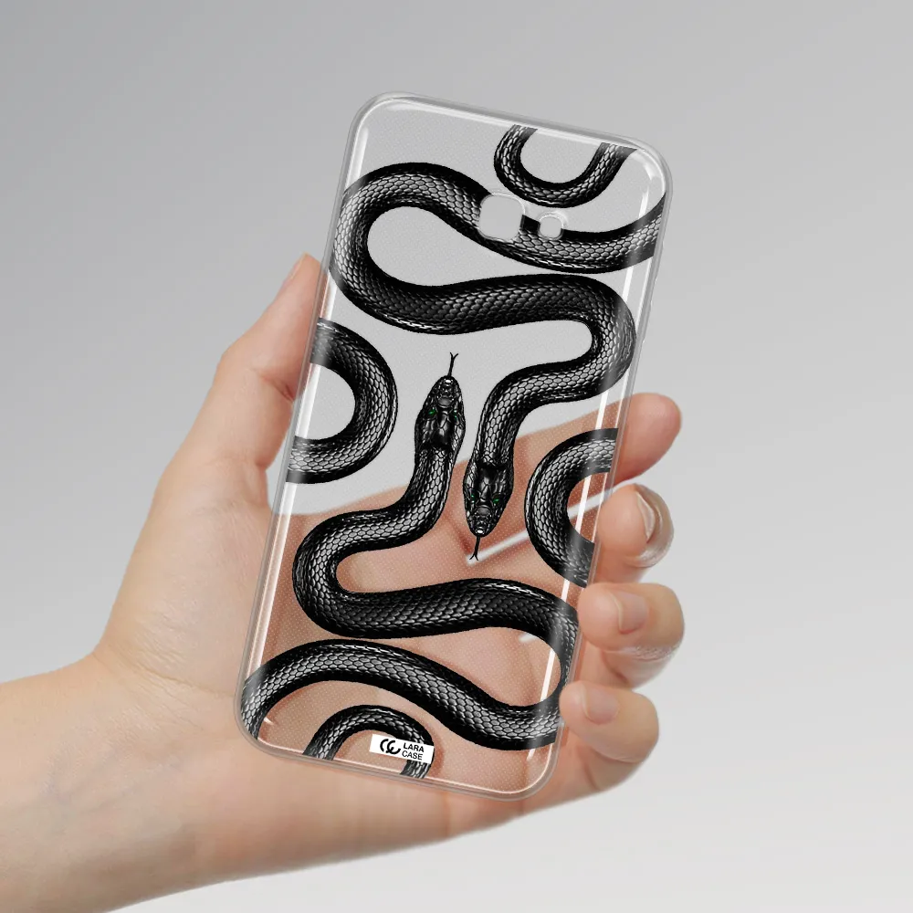 Black Snake Samsung J4 Plus Clear TPU Case