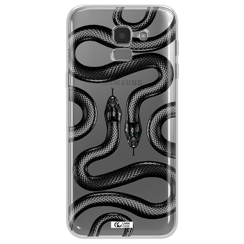 Black Snake Samsung J6 Clear TPU Case