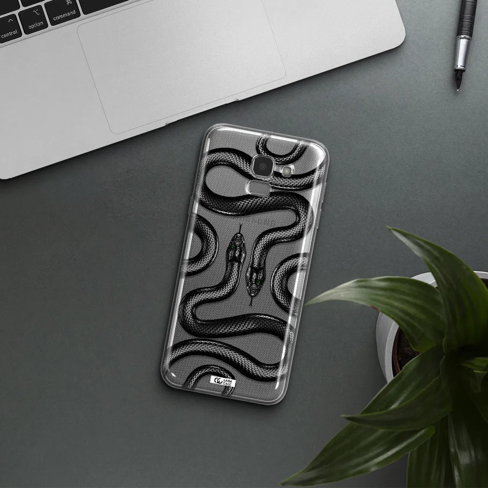 Black Snake Samsung J6 Clear TPU Case