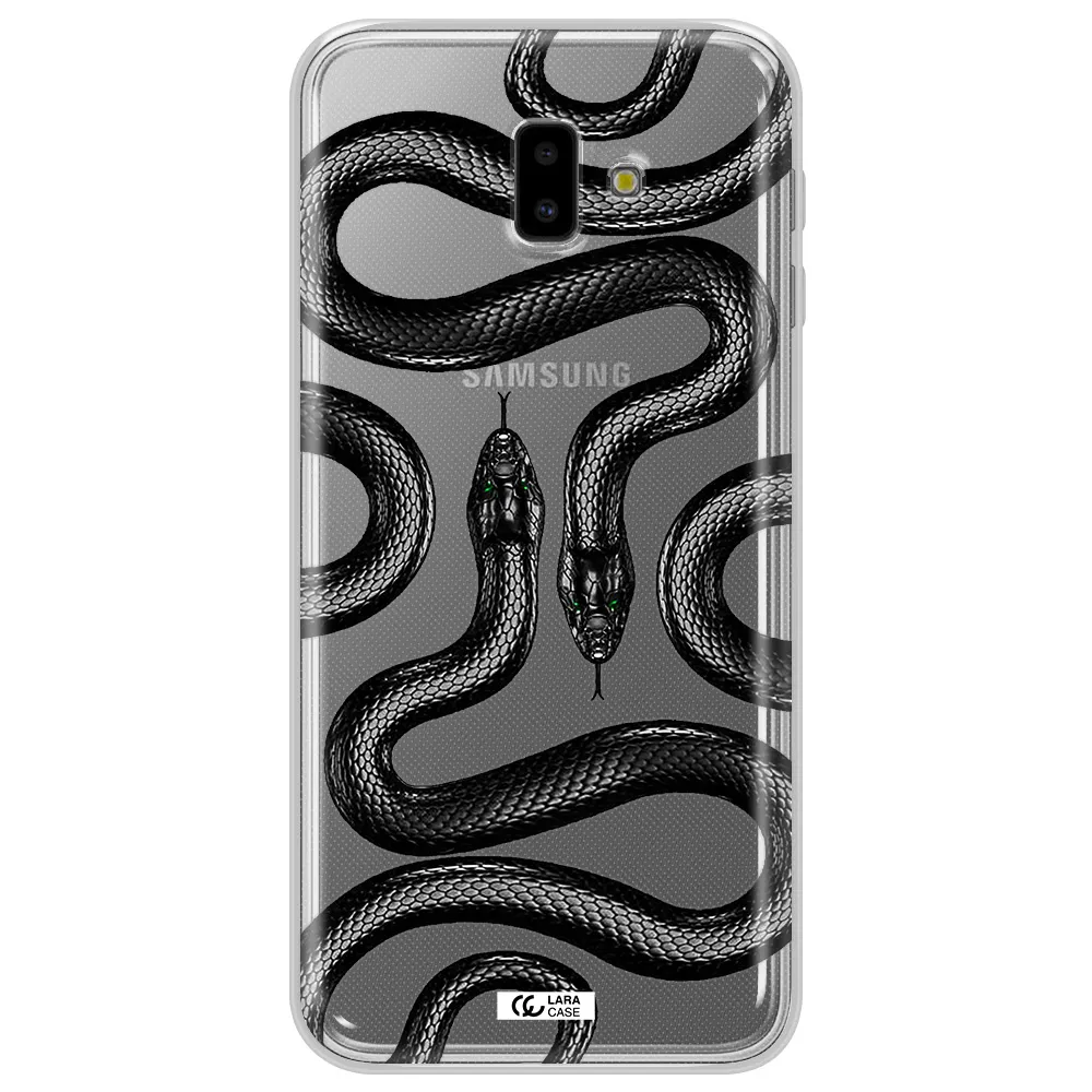 Black Snake Samsung J6 Plus Clear TPU Case