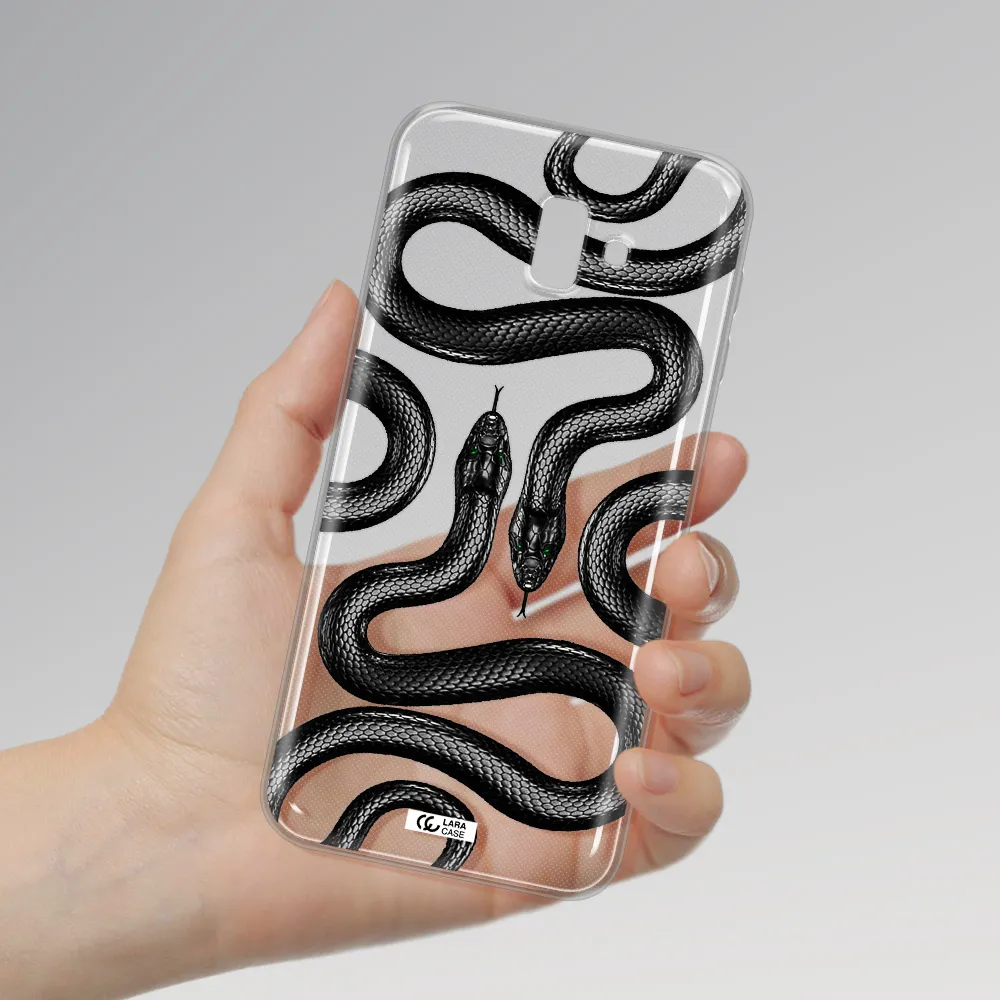 Black Snake Samsung J6 Plus Clear TPU Case