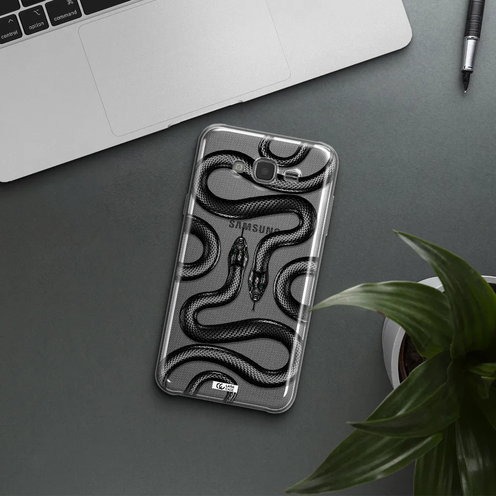 Black Snake Samsung J7 Core Clear TPU Case