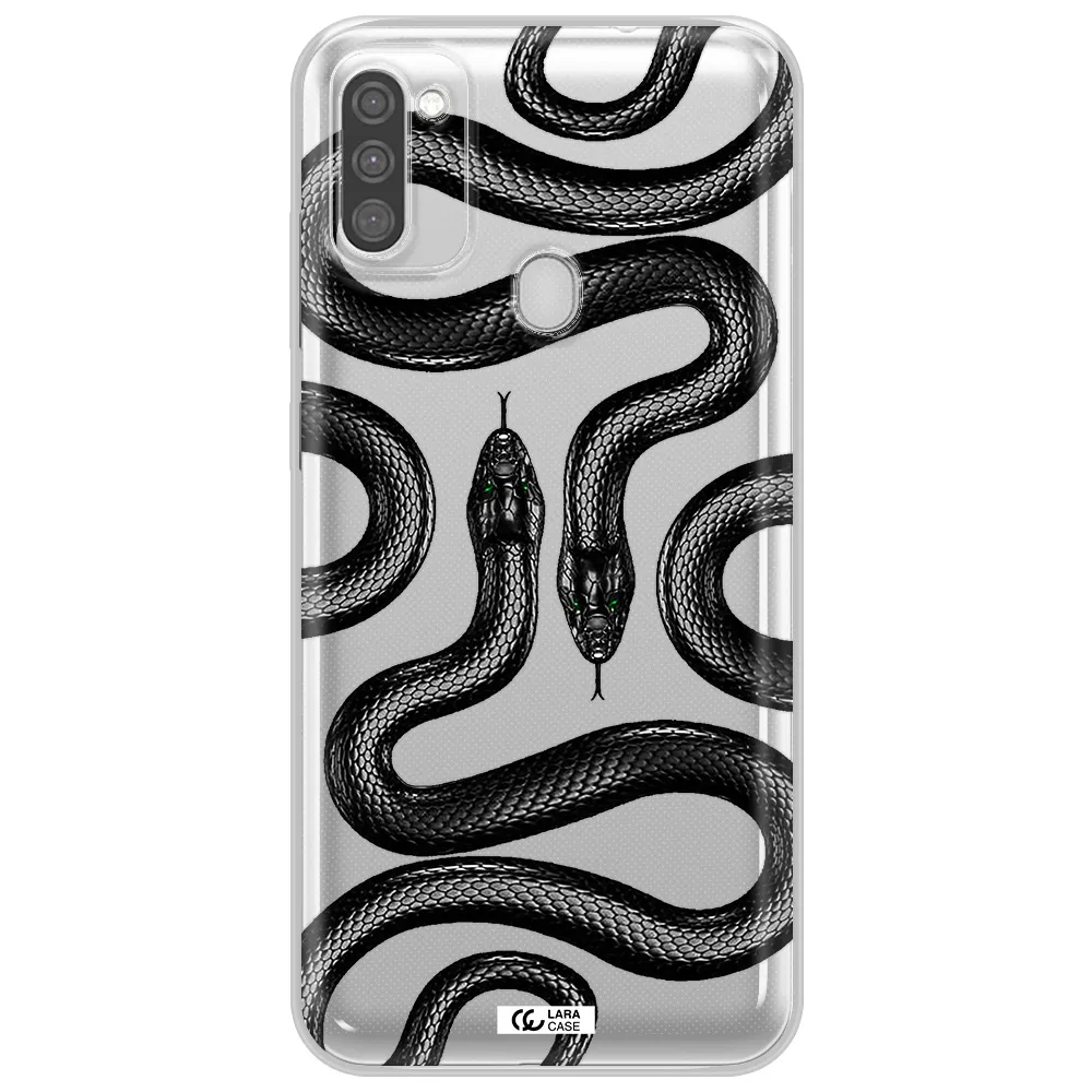 Black Snake Samsung M11 Clear TPU Case