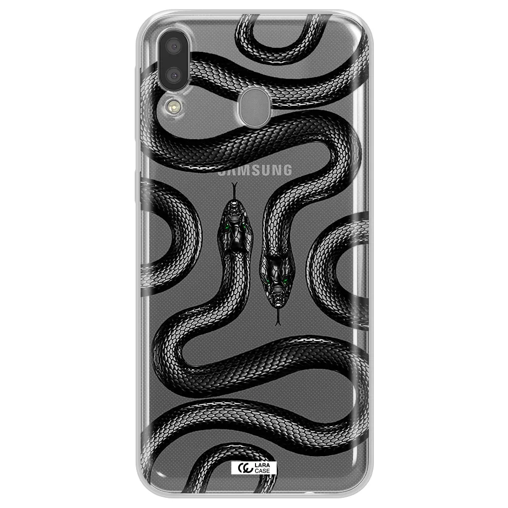 Black Snake Samsung M20 Clear TPU Case