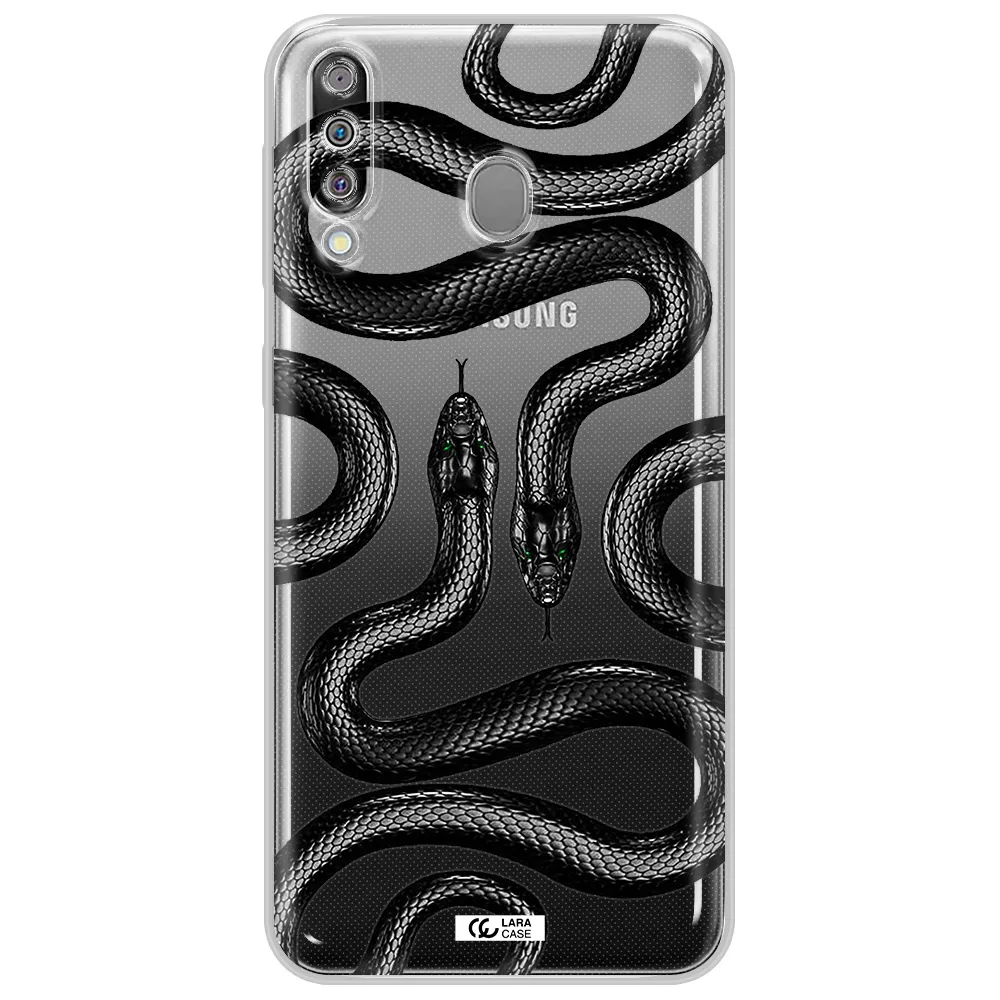 Black Snake Samsung M30 Clear TPU Case