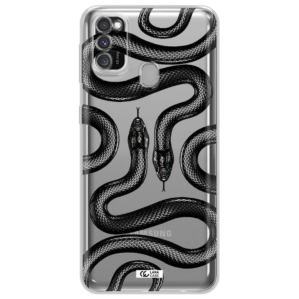 Black Snake Samsung M30S Clear TPU Case