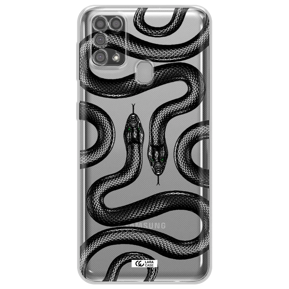 Black Snake Samsung M31 Clear TPU Case