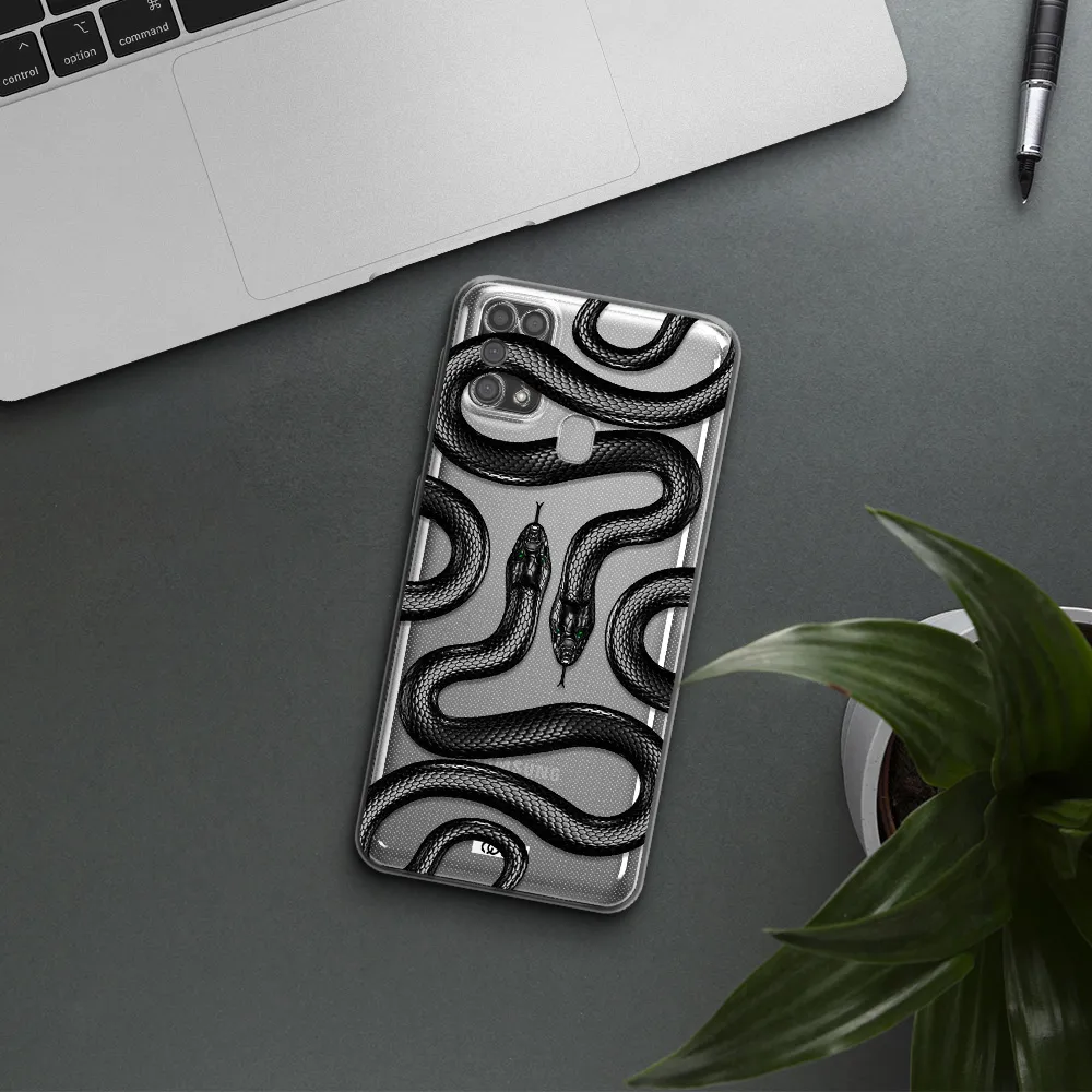 Black Snake Samsung M31 Clear TPU Case