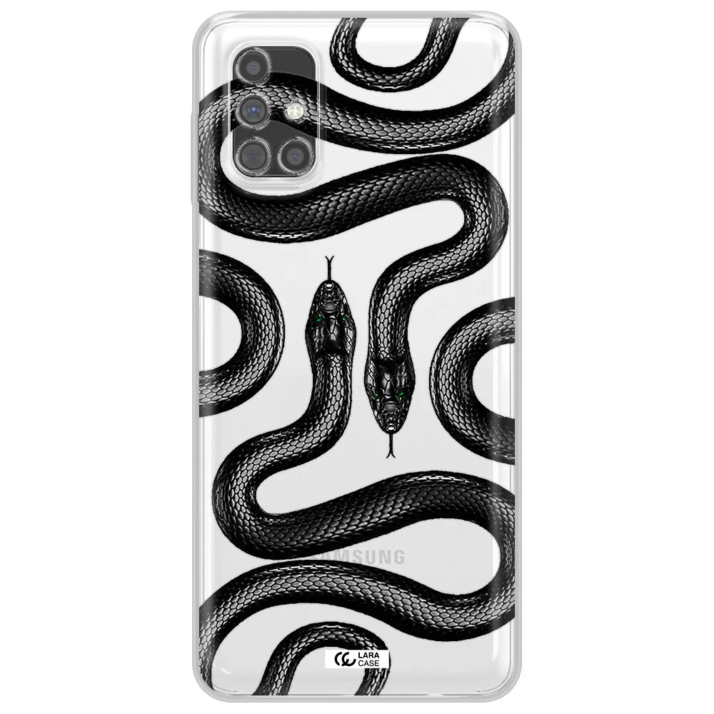 Black Snake Samsung M31S Clear TPU Case