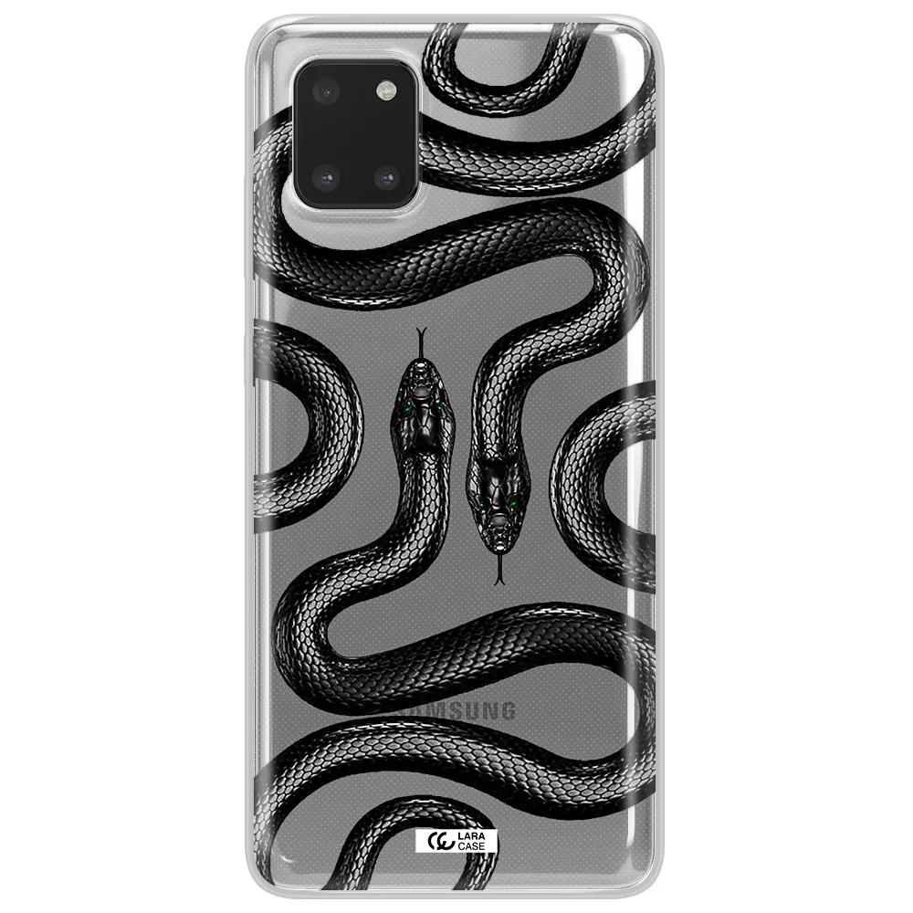 Black Snake Samsung Note 10 Lite Clear TPU Case