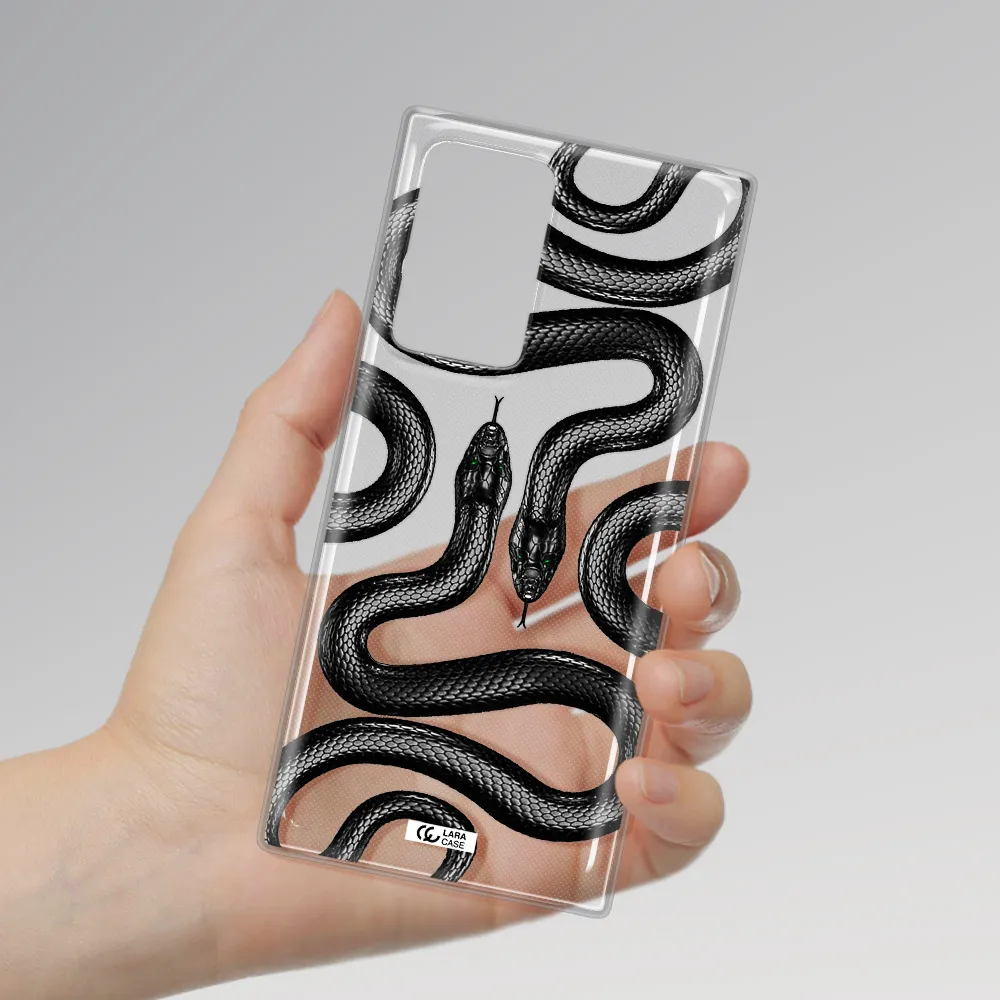 Black Snake Samsung Note 20 Ultra Clear TPU Case
