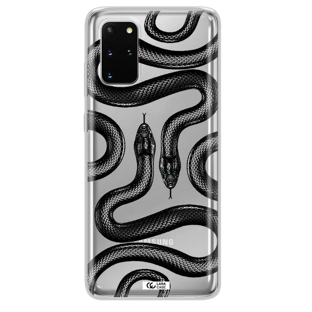 Black Snake Samsung S 20 Plus Clear TPU Case