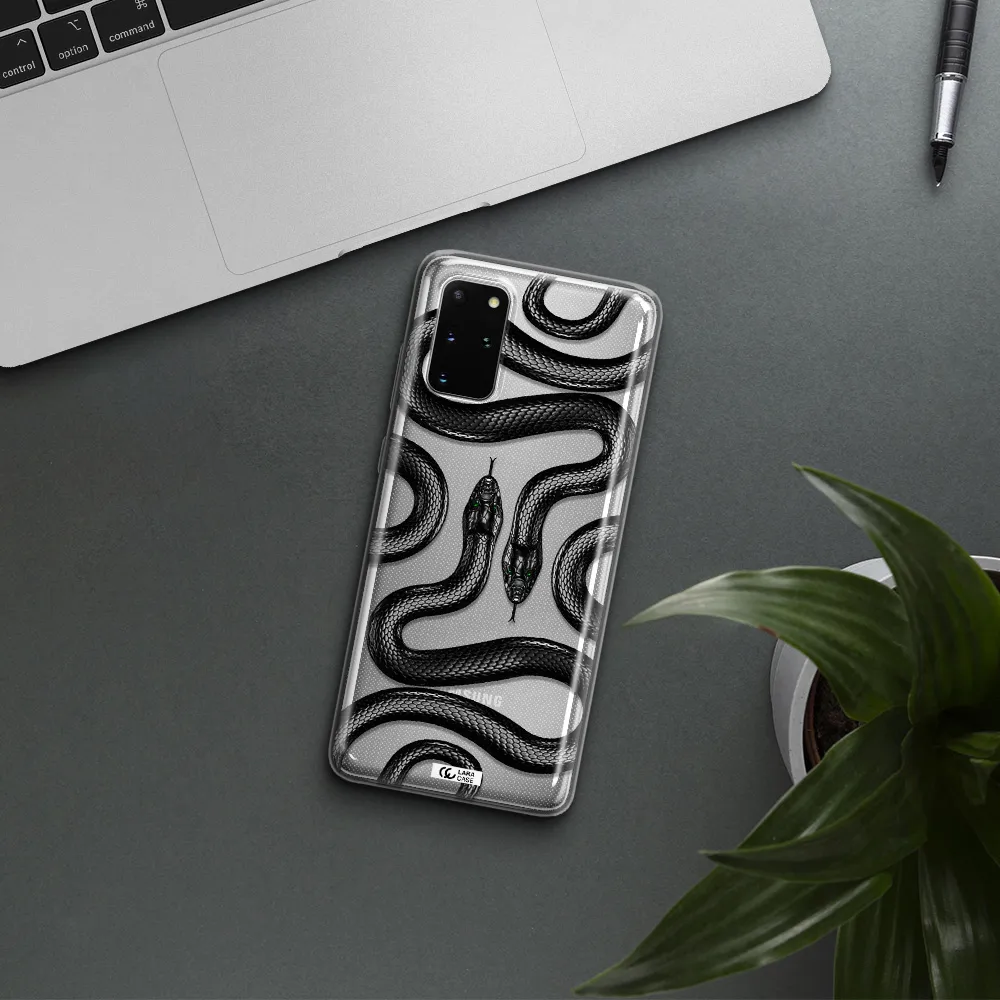 Black Snake Samsung S 20 Plus Clear TPU Case