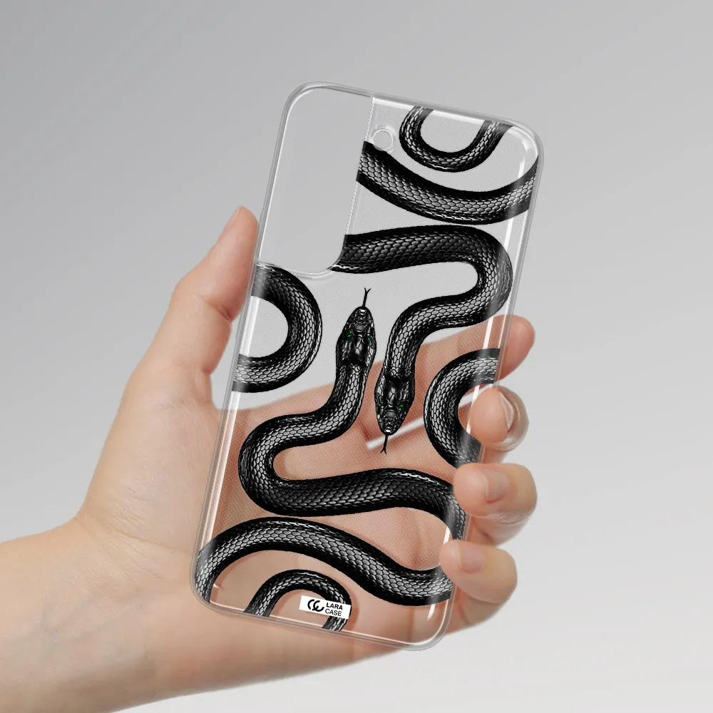 Black Snake Samsung S 22 Clear TPU Case