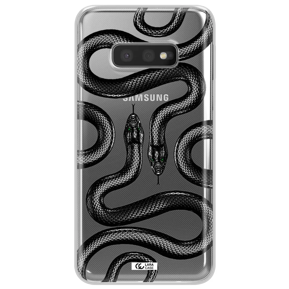 Black Snake Samsung S10e Clear TPU Case