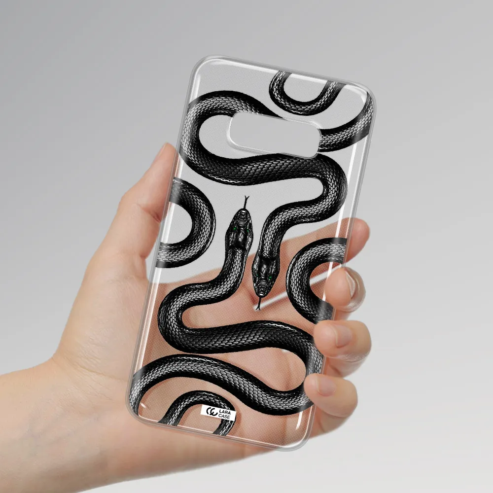 Black Snake Samsung S10e Clear TPU Case