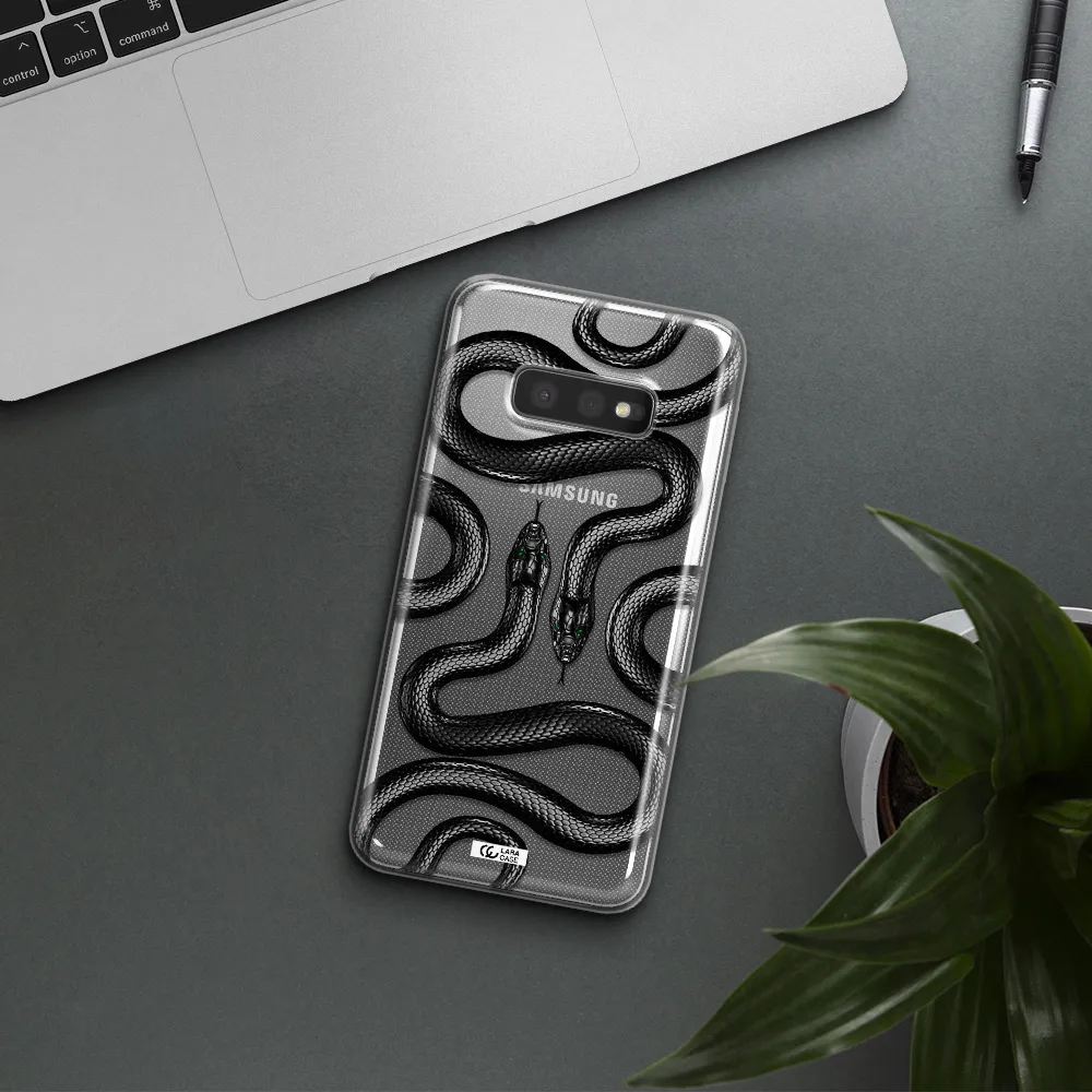 Black Snake Samsung S10e Clear TPU Case