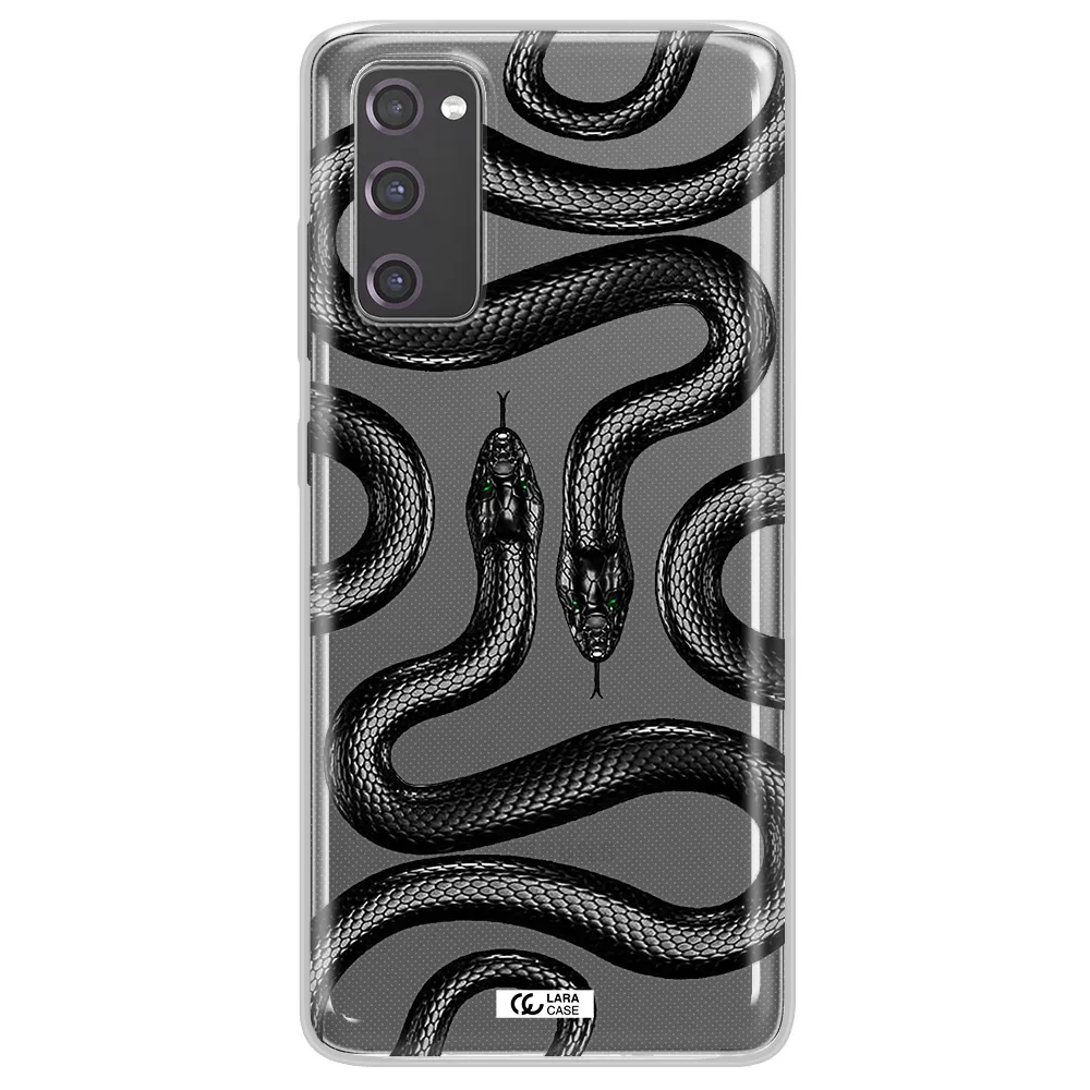 Black Snake Samsung S20 Fe Clear TPU Case