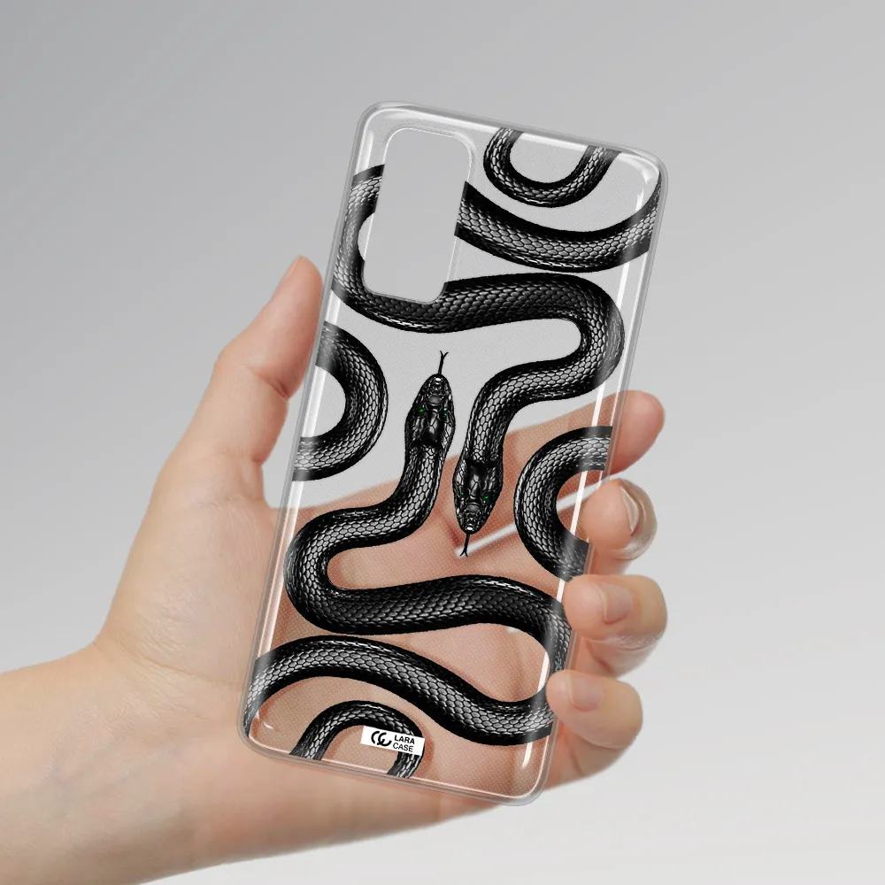 Black Snake Samsung S20 Fe Clear TPU Case